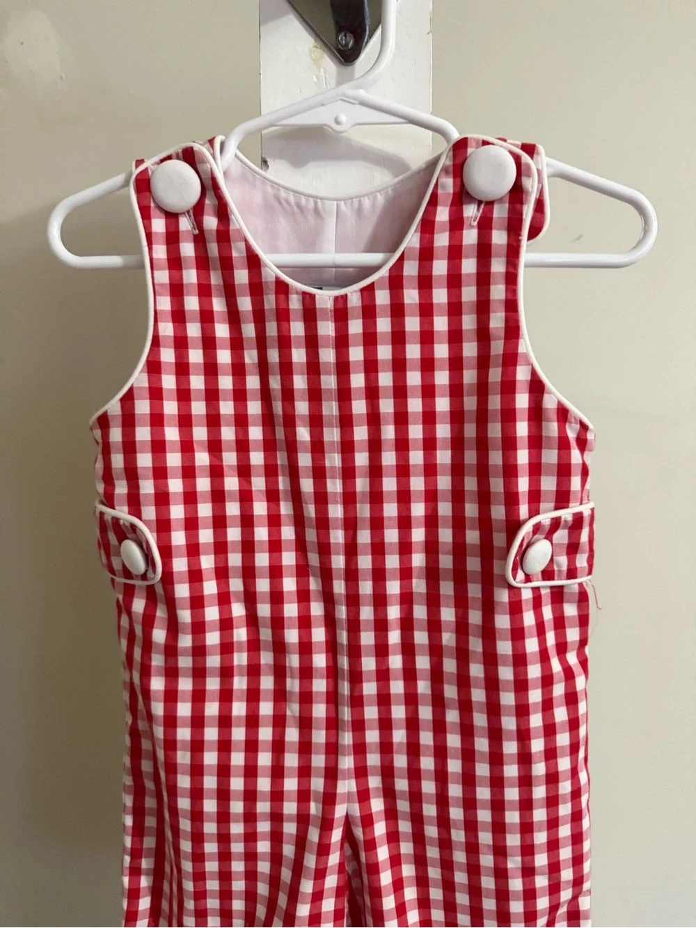Banana Split Gingham Longalls